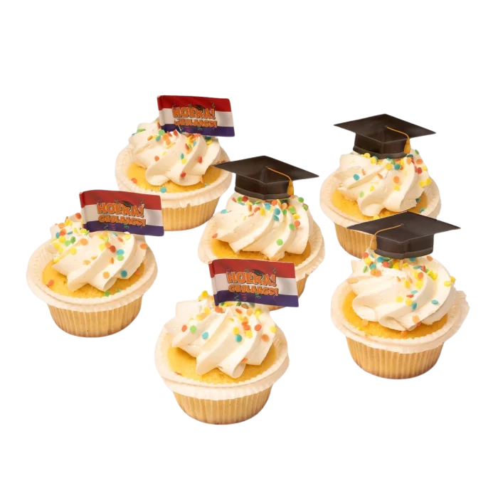 Cupcakes geslaagd