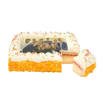 Fototaart slagroom