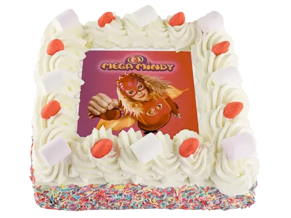Mega mindy taart 