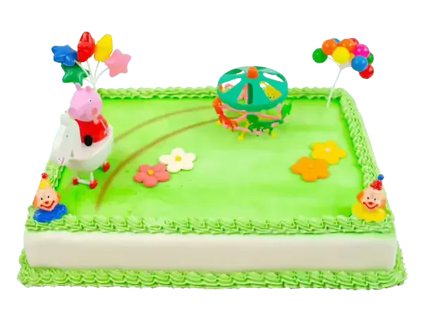 Peppa pig taart