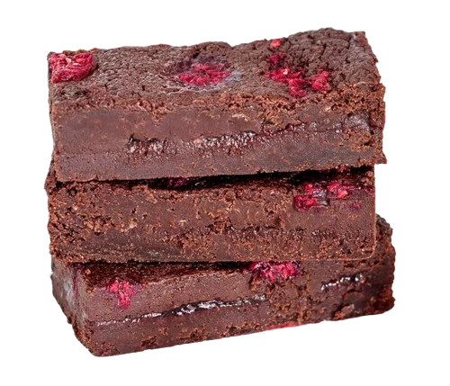 Vegan framboos brownies
